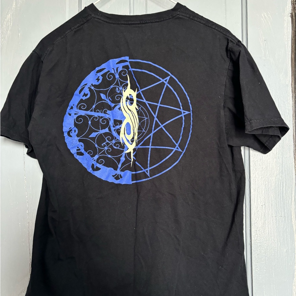 Black and Blue Graphic Men's Slipknot Shirt